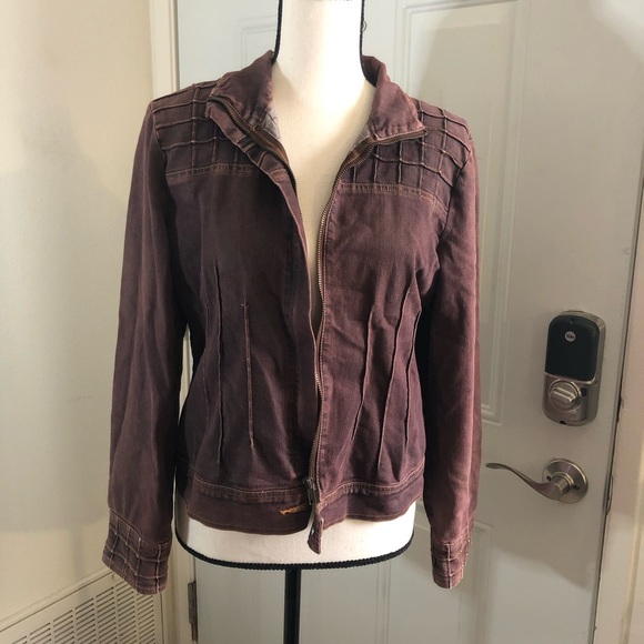 Distressed Denim Jacket - Picture 2 of 6